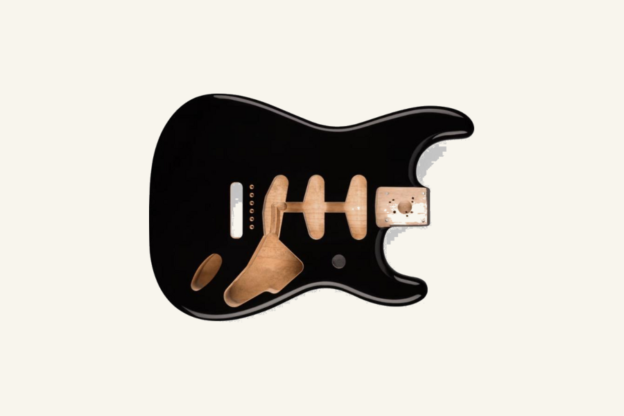 Classic Series 60s Stratocaster SSS Alder Body - Black
